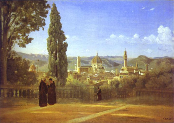 View of Florence from the Boboli Gardens, 1834