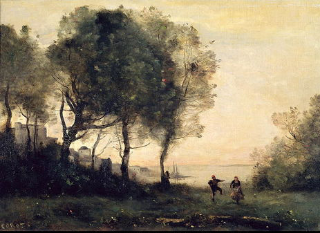 Camille Corot, Recuerdo de Italia, 1854