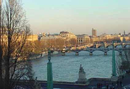 View Over the Seine Looking Toward Corot's Parisian Neighborhood